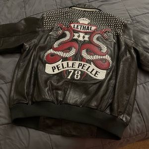 Official Pelle Pelle with silver studs in excellent condition for a great price